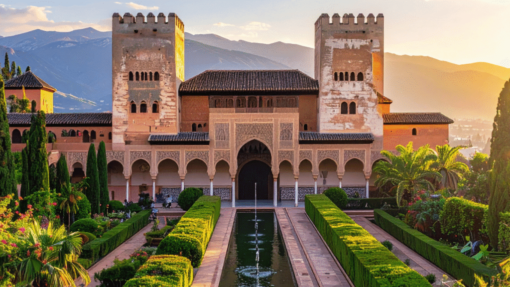 Jardines del Generalife, el refugio de los reyes nazaríes en Granada en un día